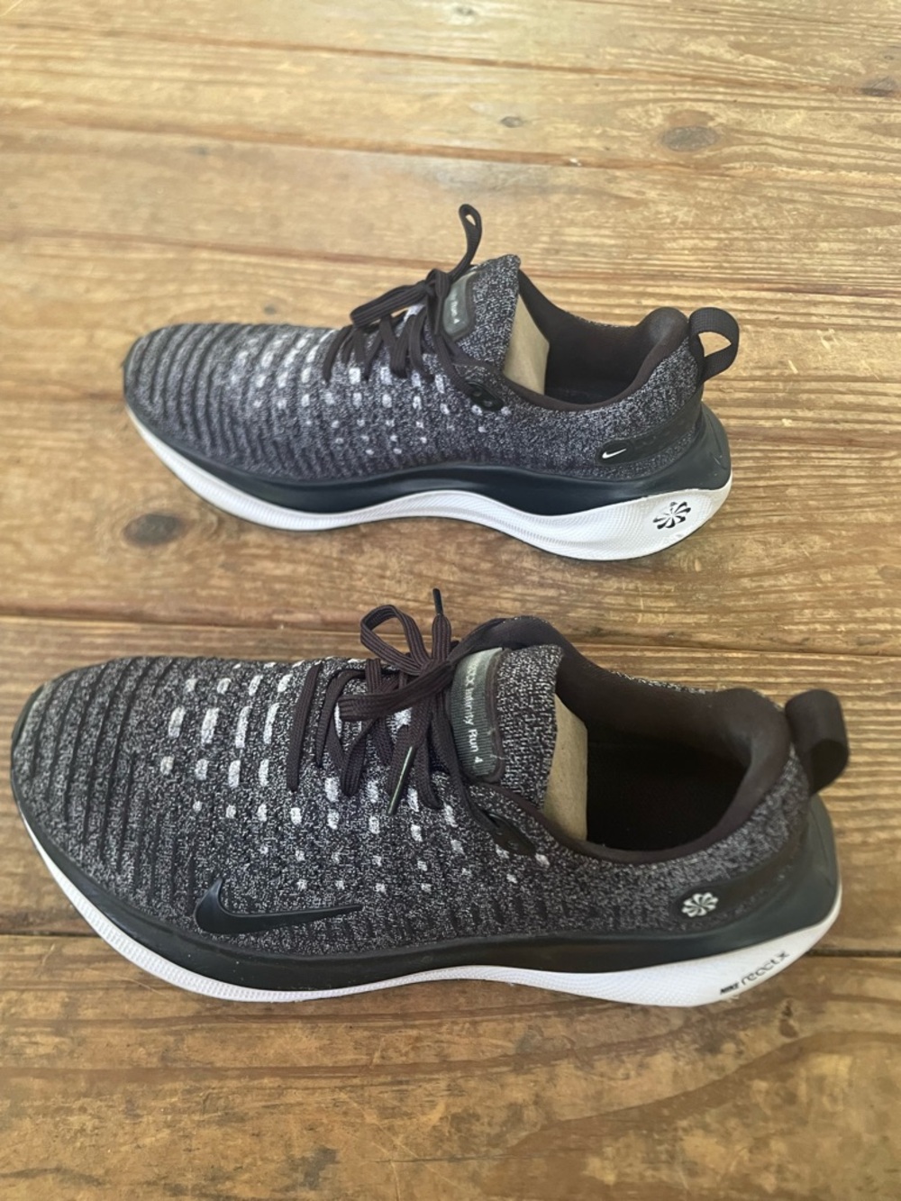 Nike react x women’s running Black and Gray Knit Running Sneakers